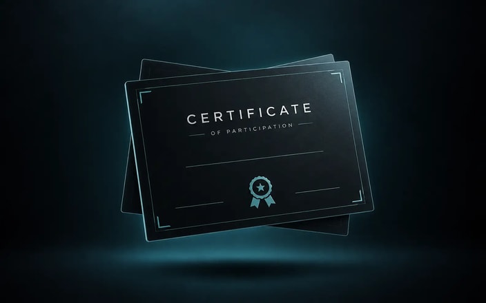 A Flip the Switch participation certificate